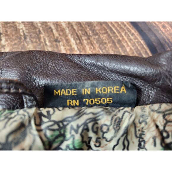 Harley Davidson Group TYPE A-2 Medium American Born Rare Leather Flight Jacket - Picture 11 of 13